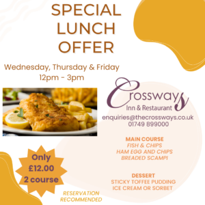 Crossways Lunch Special Offer